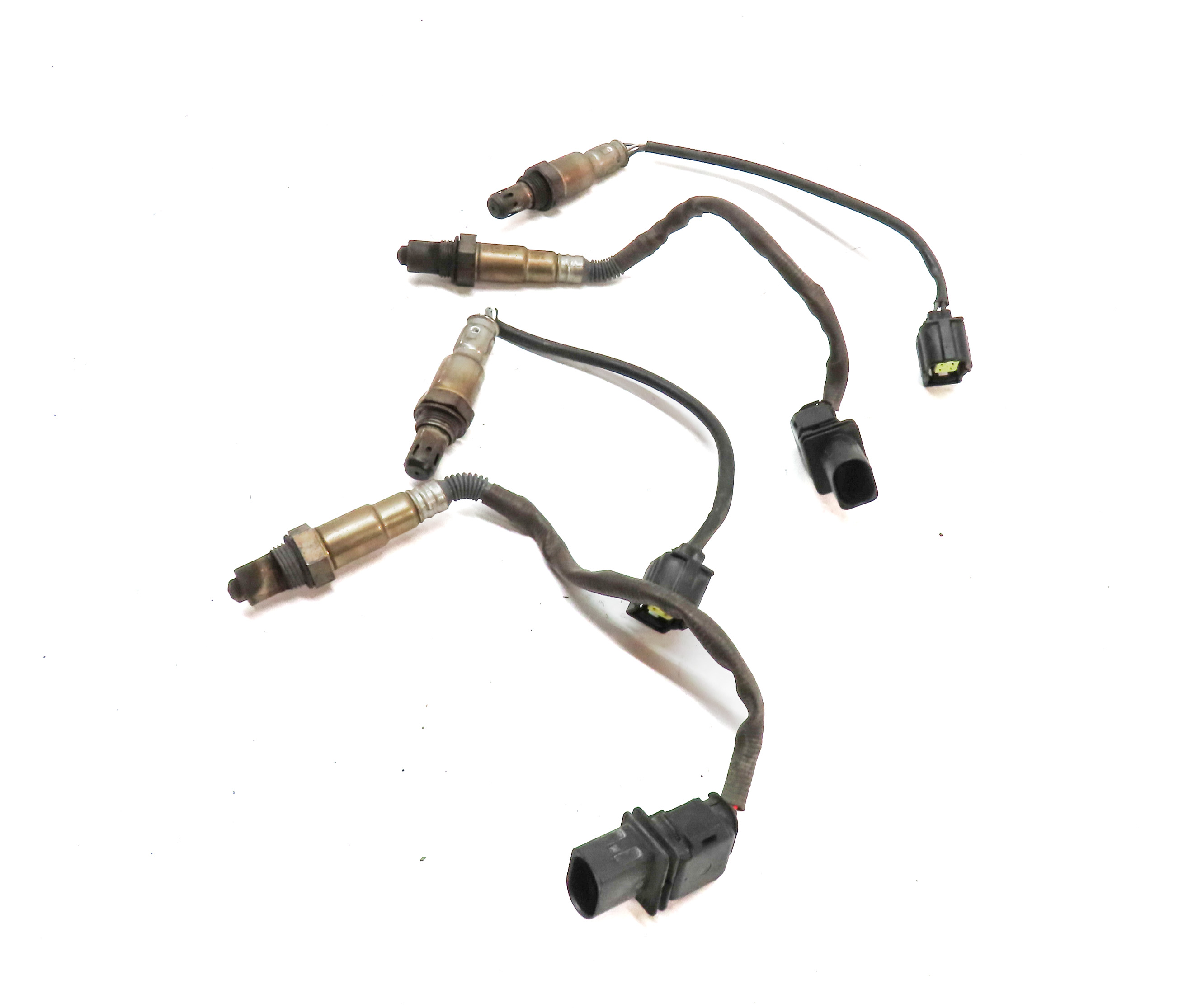 20 15 MERCEDES GL550 (X166) 4.6L ENGINE OXYGEN O2 LAMBDA PROBE SENSOR SET/4 — exact item pictured